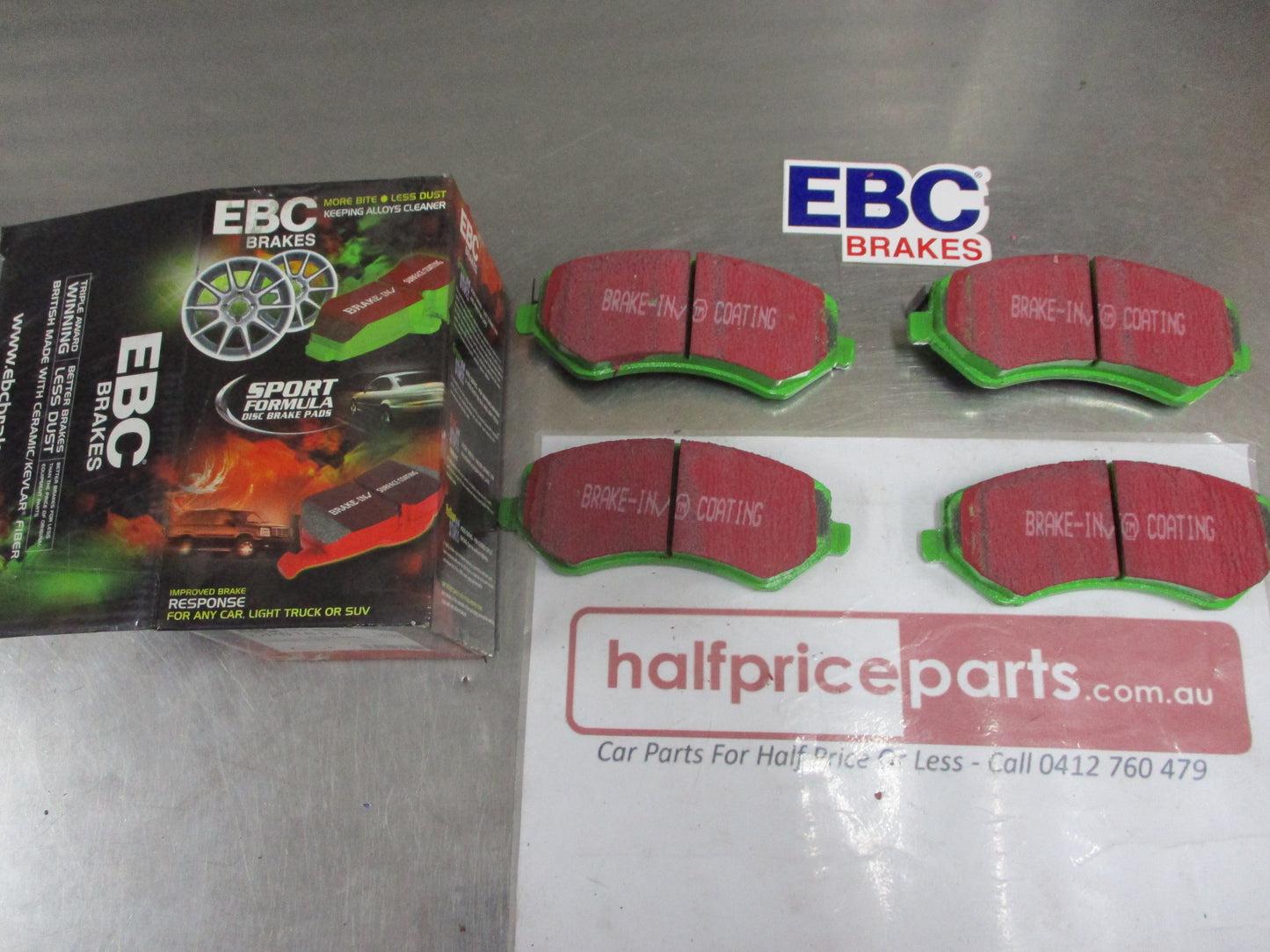 EBC Greenstuff Front Disc Brake Pad Set Suits Chrysler Voyger-Jeep Cherokee New Part