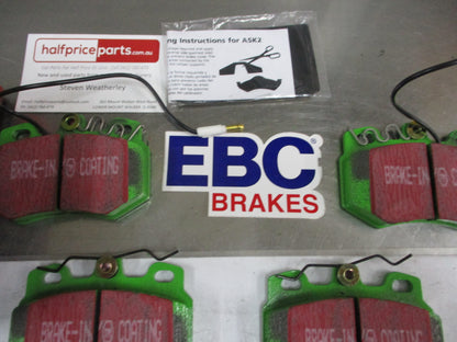 EBC Greenstuff Front Disc Brake Pad Set Suits Peugeot 106 New Part