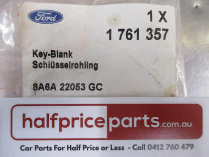 Ford Ecosport/Fiesta WT/WS Genuine Key Blank - New Part