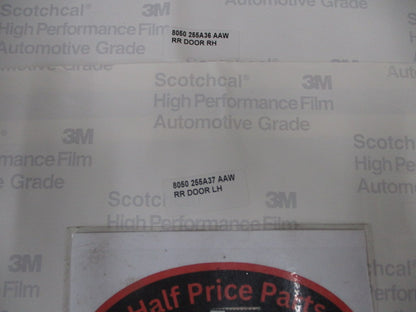 Ford FG GT-GTP Genuine Rear Door (ONLY) Stripe Kit Silver New Part