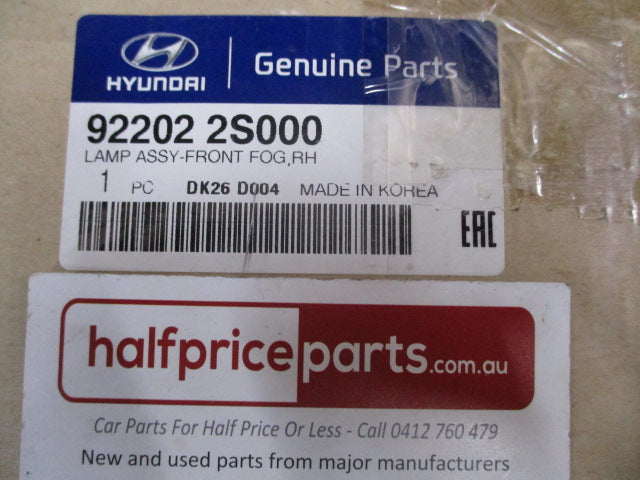 Hyundai Tucson Genuine Front Right Hand Fog Light Assembly New Part