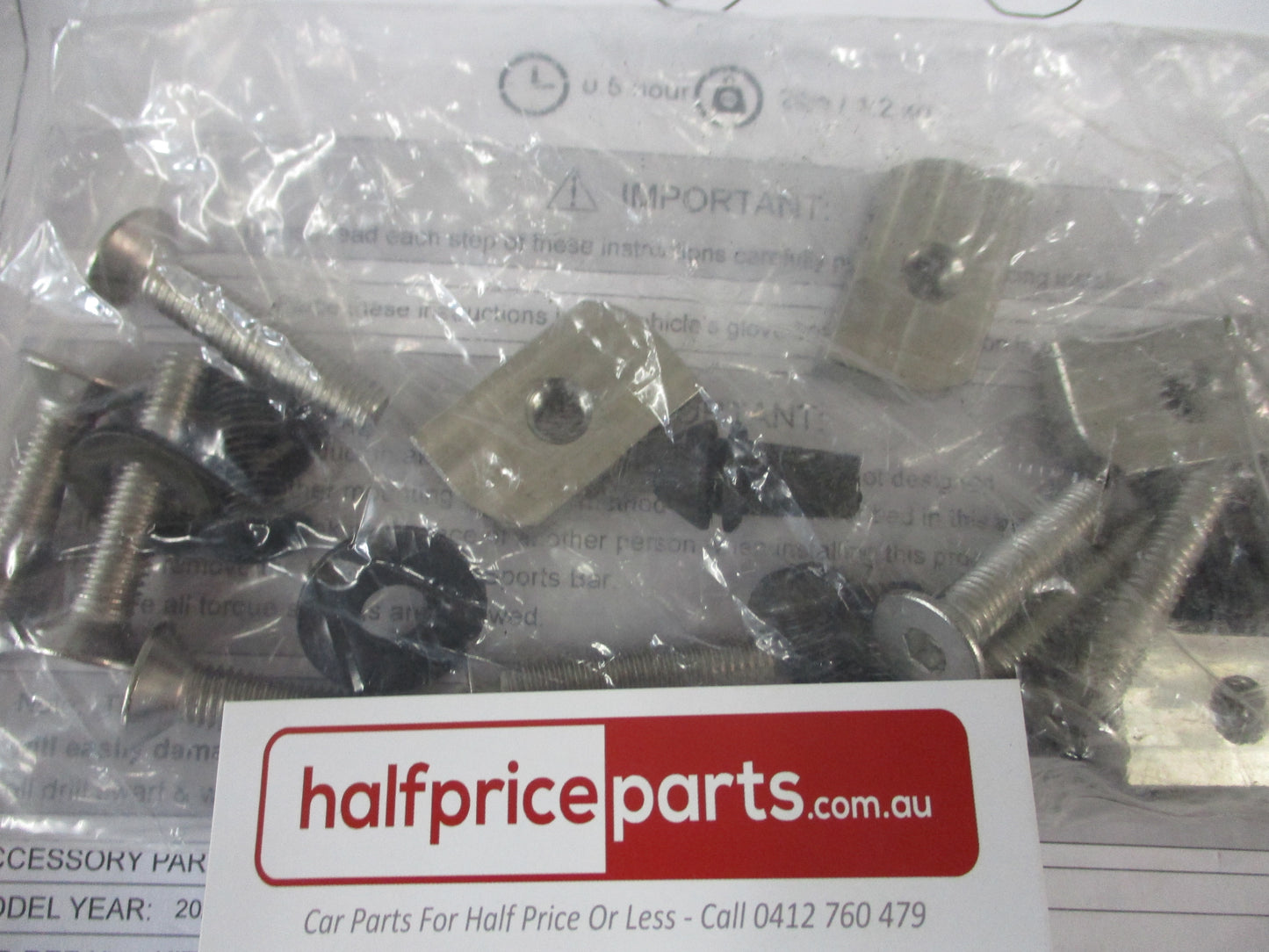 Mazda BT-50 Genuine Rear Sports Bar To Rolla Trac Adaptor Kit New Part