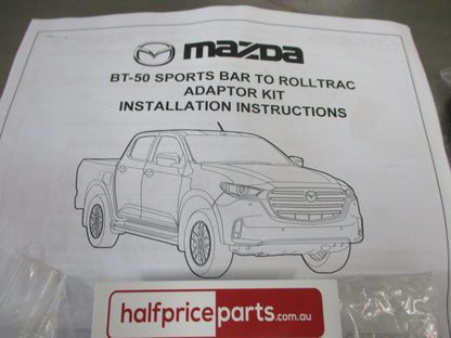 Mazda BT-50 Genuine Rear Sports Bar To Rolla Trac Adaptor Kit New Part