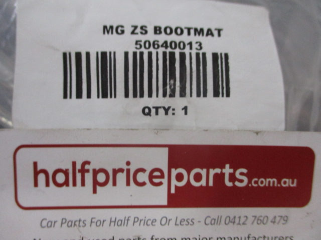 MG ZS Genuine Rear Cargo Carpet Mat (Black With Decal) New Part