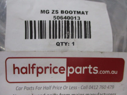 MG ZS Genuine Rear Cargo Carpet Mat (Black With Decal) New Part