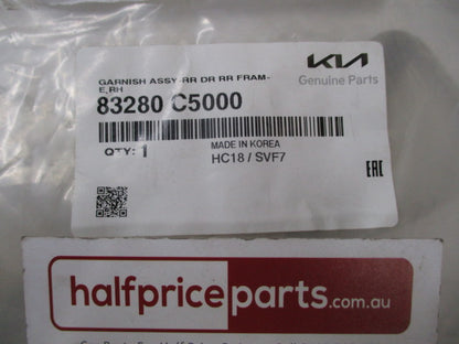 Kia Sorento Genuine Right Hand Rear Door Rear Frame Garnish New Part