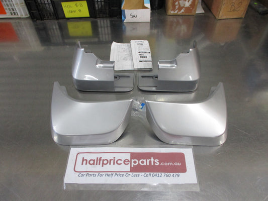Suzuki Swift RS415 Genuine Front And Rear (Silky Silver) Mud Flap set New Part