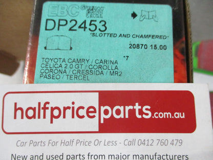 EBC Greenstuff Front Disc Brake Pad Set Suits Toyota Camry-Celica-Corolla-MR2-Starlet-Paseo-Tercel New Part