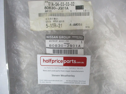 Nissan X-Trail Genuine Front Drivers Door Rubber Weather Strip New