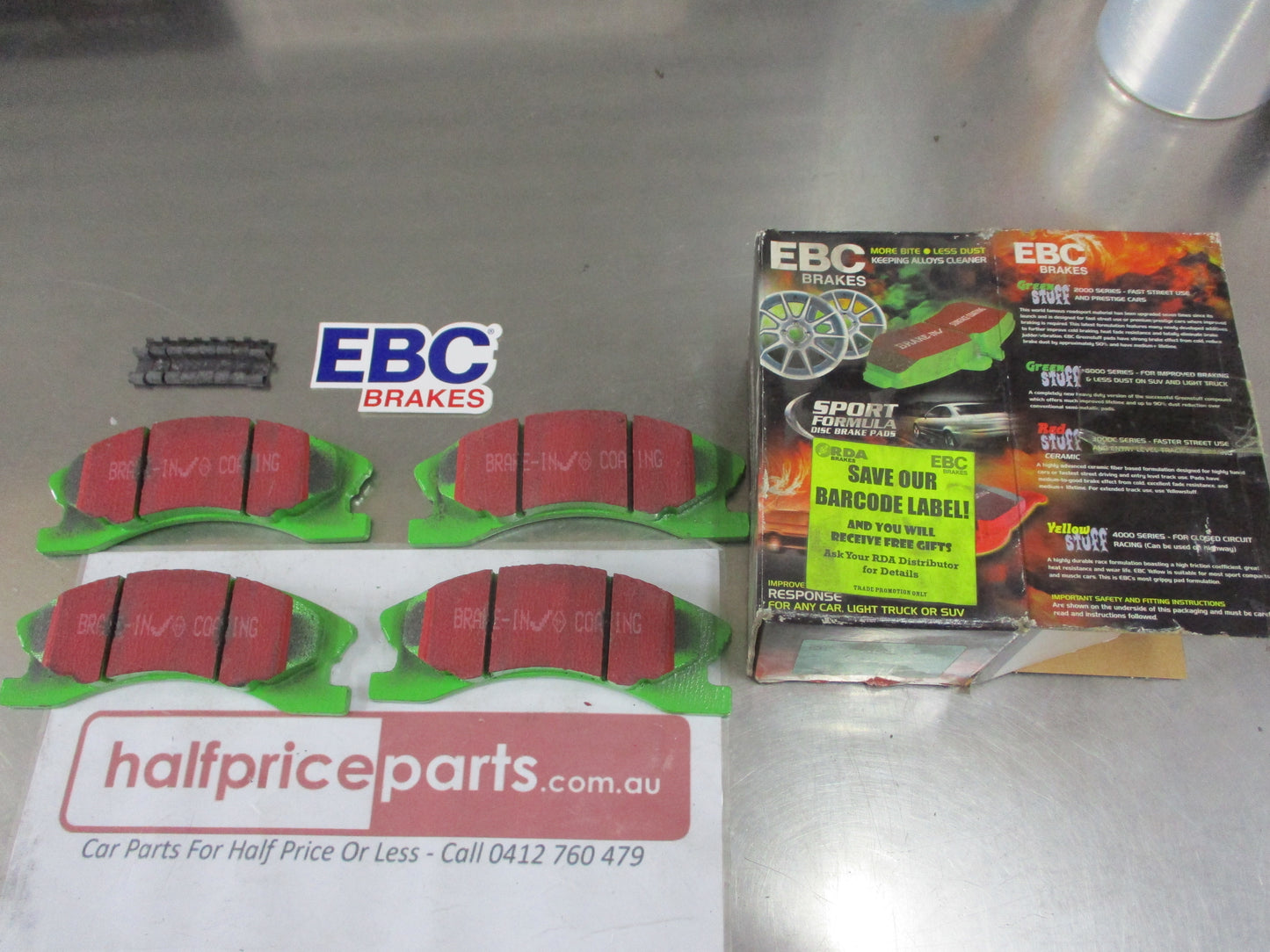 EBC Greenstuff Front Disc Brake Pad Set Suits Jeep Grand Cherokee New Part