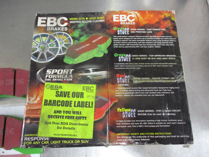 EBC Greenstuff Front Disc Brake Pad Set Suits Jeep Grand Cherokee New Part