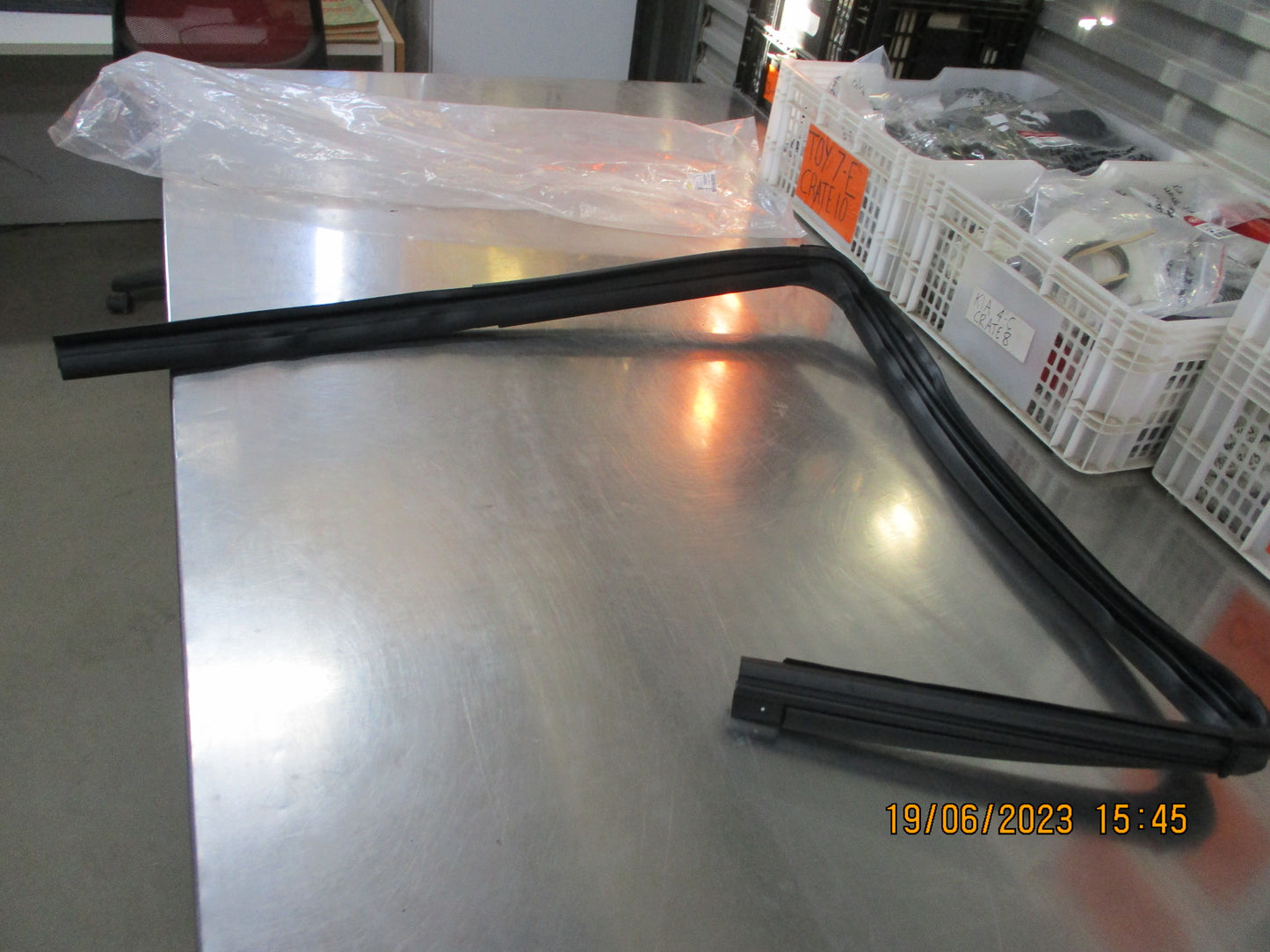 Holden Spark Genuine Drivers Rear Upper Window Weatherstrip New Part