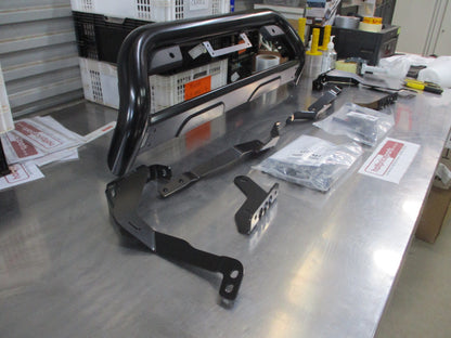 Toyota Landcruiser Prado VX/Kakadu Genuine Black Nudge Bar Kit With Light Pods New Part