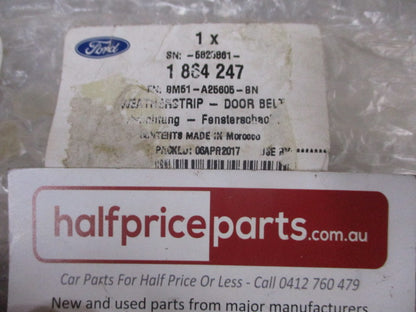 Ford Focus Genuine Outer Left Hand Rear Chrome Weatherstrip Trim New Part