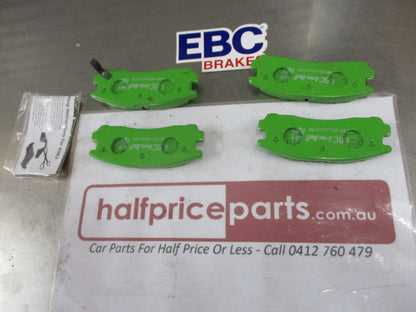 EBC Greenstuff Rear Disc Brake Pad Set Suits Mazda 626/Mitsubishi Galant-Eclipse-Pajero New Part