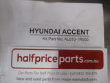 Hyundai Accent Genuine Headlight Protector Set With Kit New Part