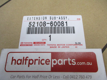Toyota Landcruiser 300 Series Genuine Right Hand Rear Bumper Reflector Chrome Trim New Part