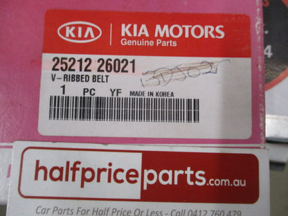 Kia Rio/Hyundai Accent Genuine Alternator Belt Fan Belt New Part