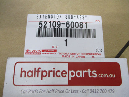 Toyota Landcruiser 300 Series Genuine Left Hand Rear Bumper Reflector Chrome Trim New Part