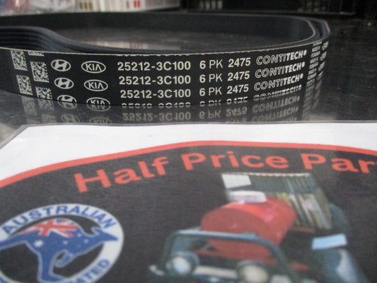 Kia/Hyundai Various Models Genuine Ribbed V Belt New Part