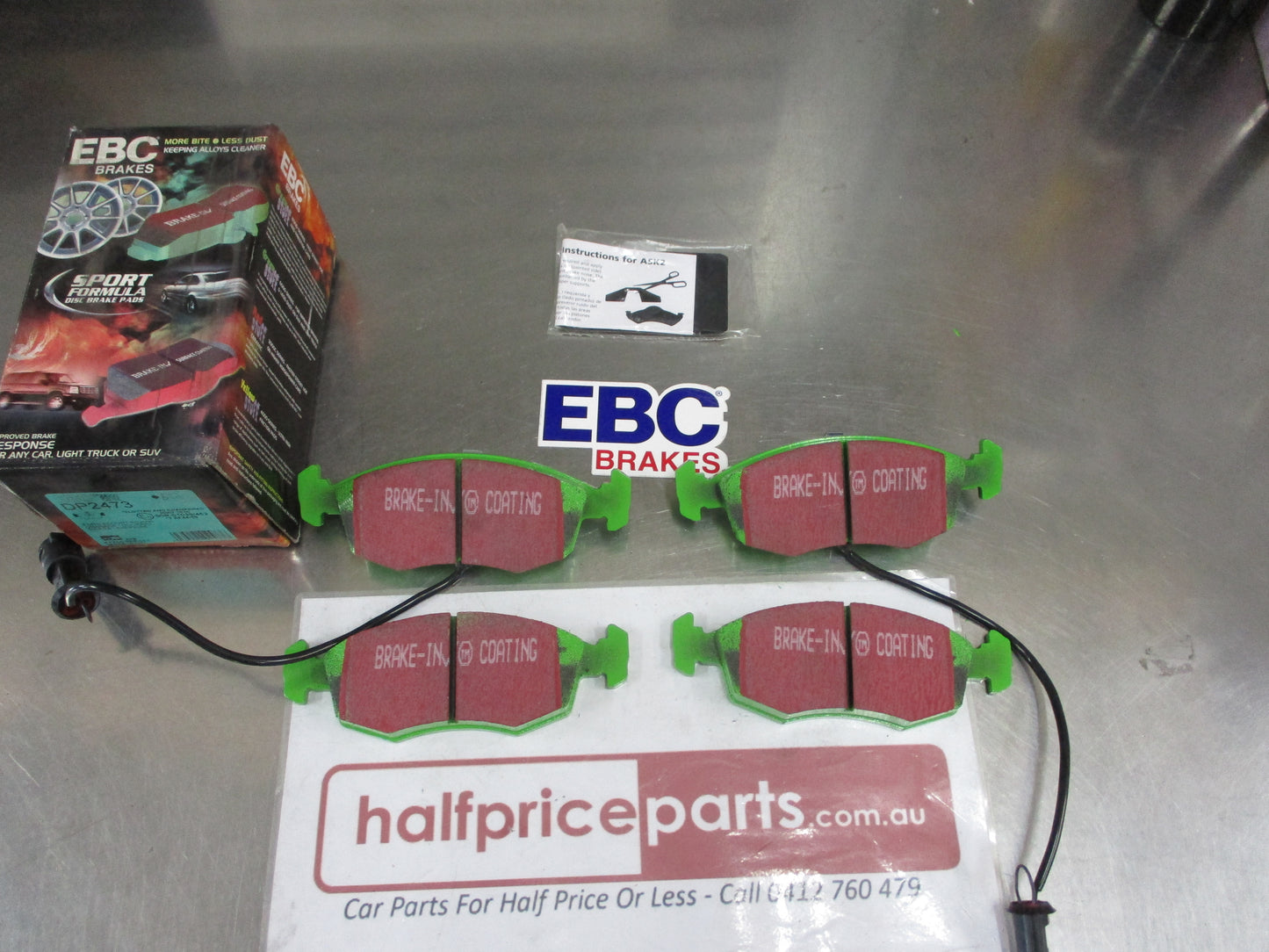 EBC Greenstuff Front Pad Set Suit Ford Sierra New Part
