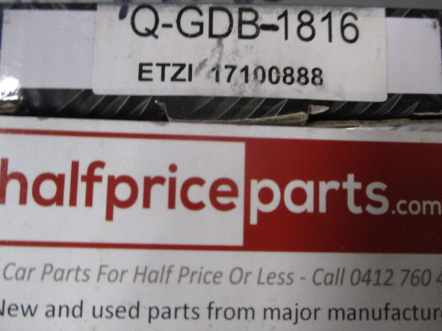 QFM Eurotech Rear Brake Pad Set Suits Kia Sorento New Part
