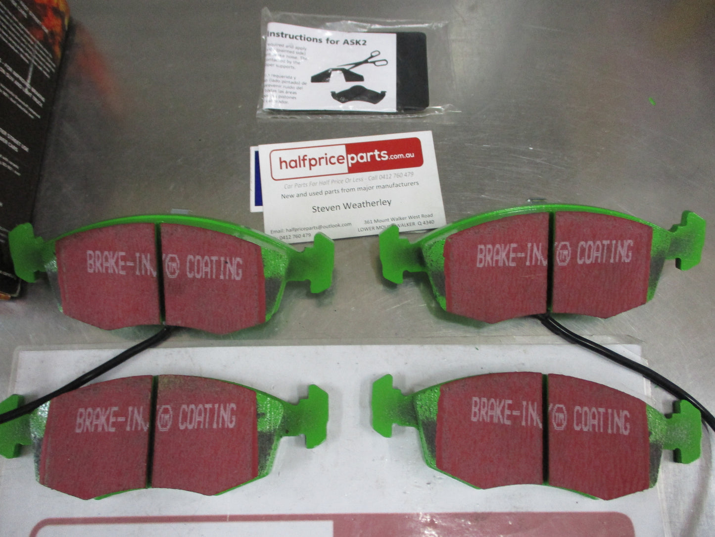 EBC Greenstuff Front Pad Set Suit Ford Sierra New Part