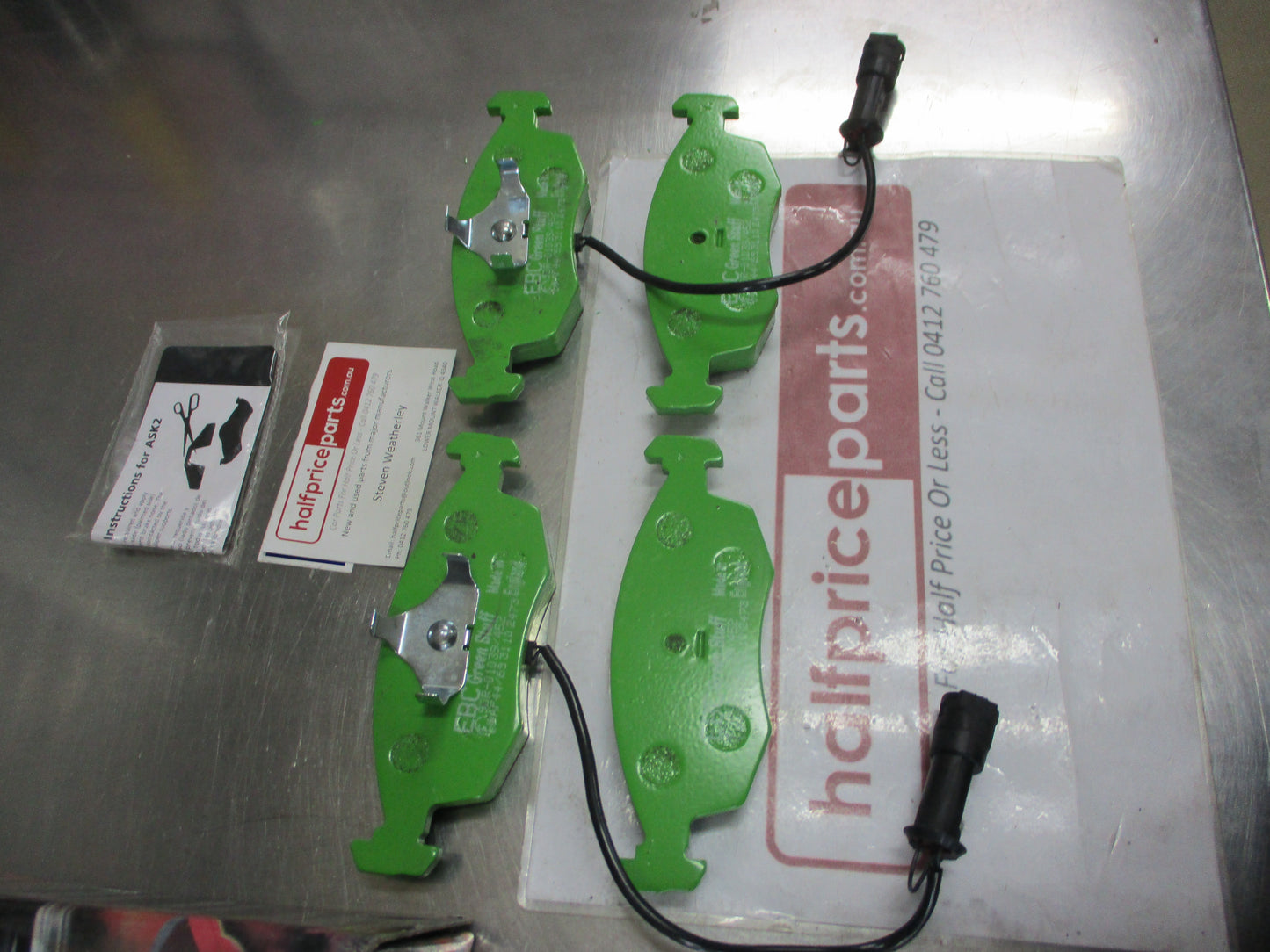 EBC Greenstuff Front Pad Set Suit Ford Sierra New Part
