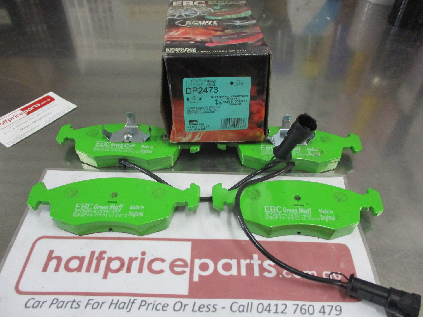 EBC Greenstuff Front Pad Set Suit Ford Sierra New Part