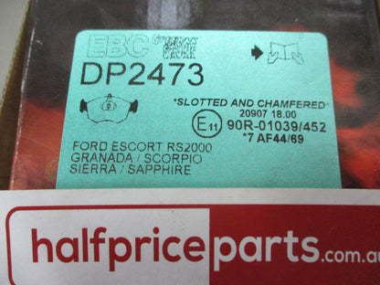 EBC Greenstuff Front Pad Set Suit Ford Sierra New Part