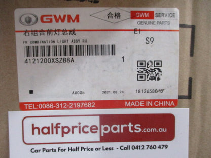 GWM Haval H2 Genuine Left Hand Front Xenon Head Light Assembly New Part.