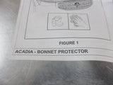 Holden Acaida Genuine Clear Bonnet Protector Kit New Part