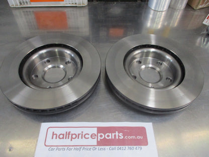 Holden VE/VF Commodore Front Disc Brake Rotors 298mm Pair 3.6Ltr V6 New Part