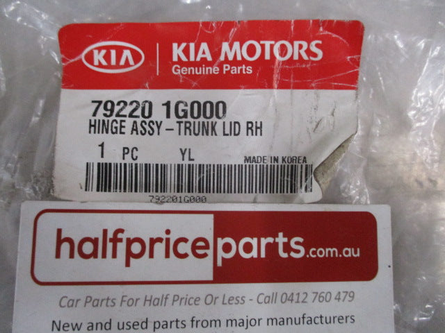 Kia Rio Genuine Right Hand Boot Lid Hinge Assembly New Part