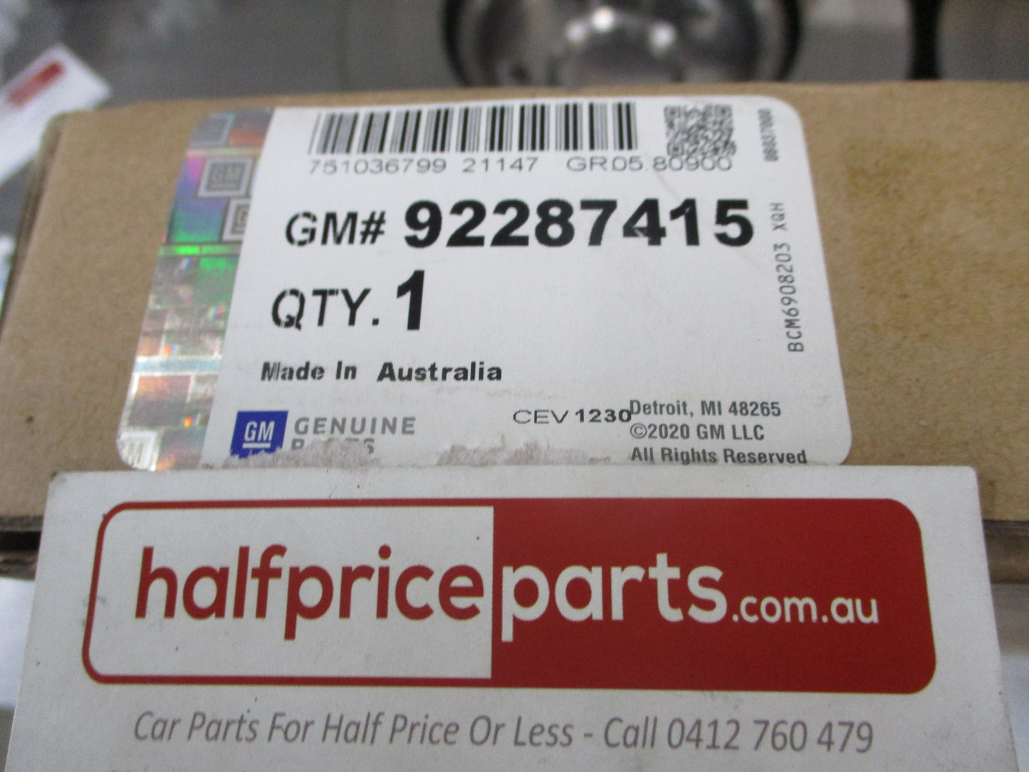 Holden VE/VF Commodore Front Disc Brake Rotors 298mm Pair 3.6Ltr V6 New Part