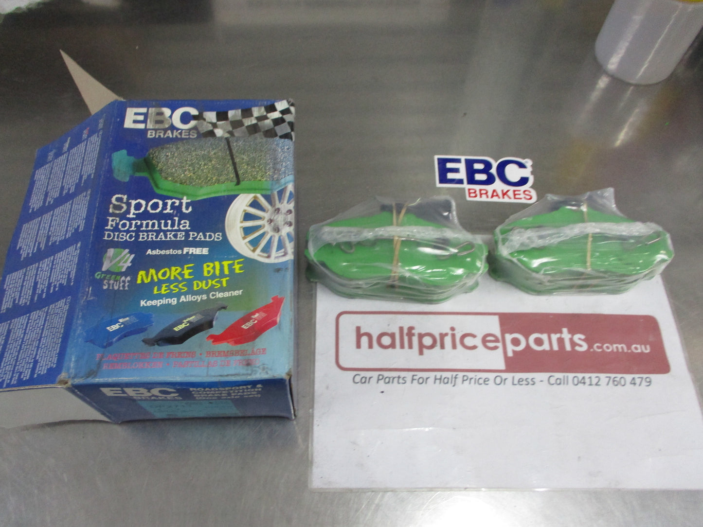 EBC Greenstuff Front Disc Brake Pad Set Suits Audi 100-200-80-90-Cabrilet-Coupe-Quattro/Ford Escort New Part