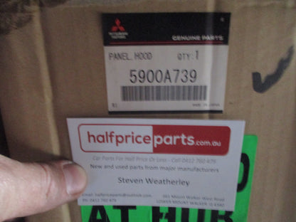 Mitsubishi Outlander Genuine Bonnet Assembly (Unpainted) New Part