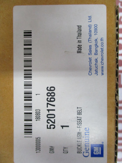 Holden Trailblazer Genuine Drivers Side Seat Belt Buckle New Part