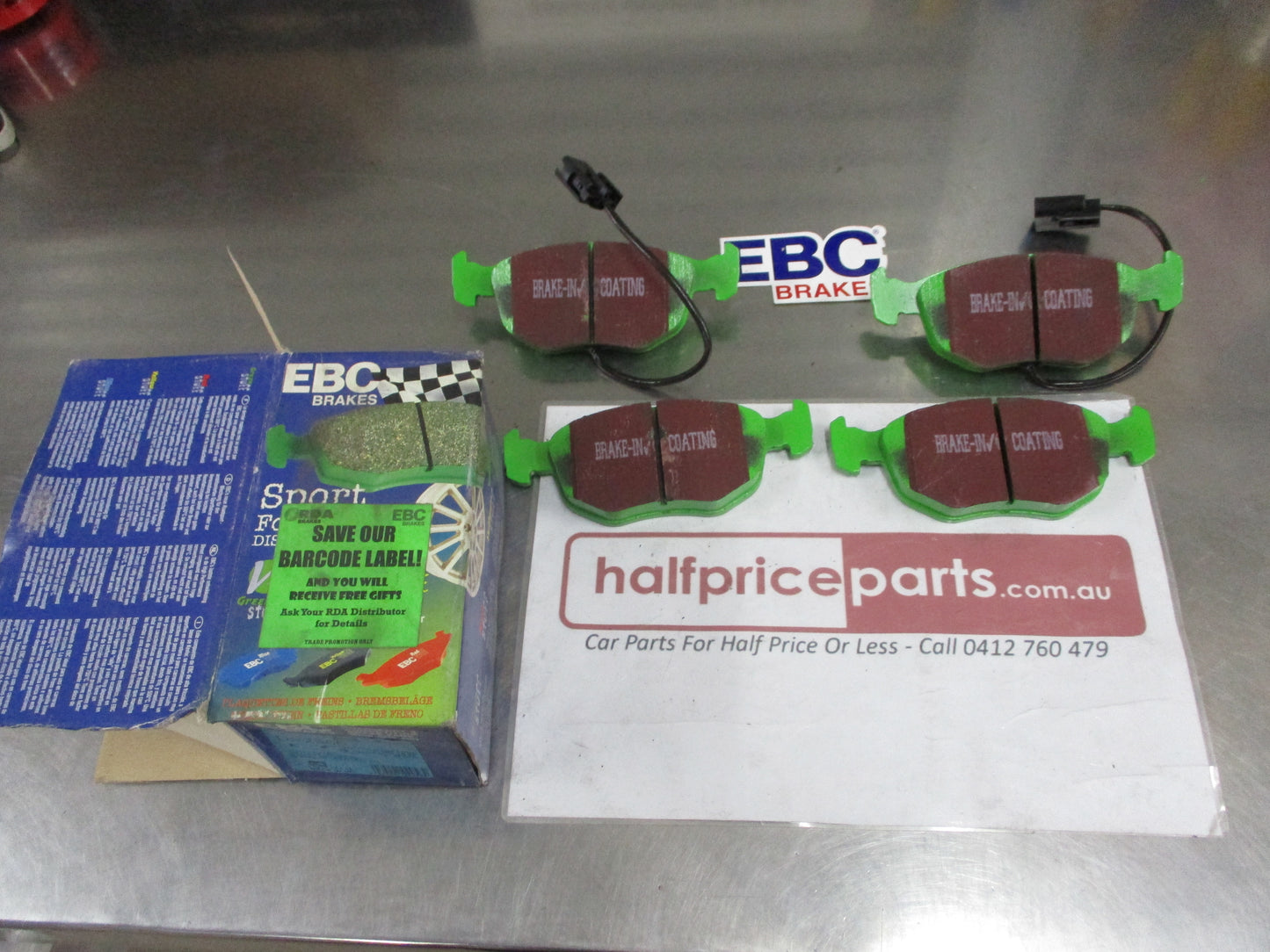EBC Greenstuff Front Disc Brake Pad Set Suits Ford Mondeo/Sierra RS Cosworth New Part