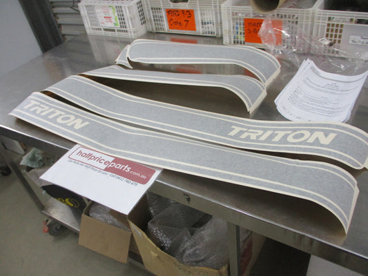 Mitsubishi Triton MQ-MR Genuine Black Side Decal Stripe New Part