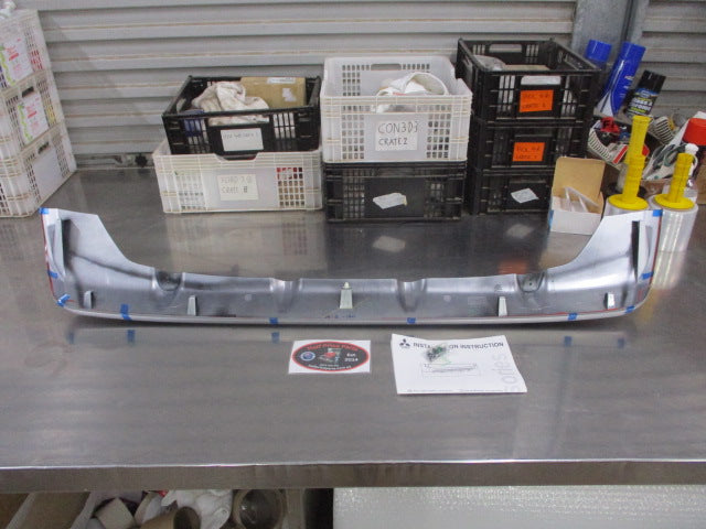 Mitsubishi QE Pajero Sport Genuine Rear Lower Bumper Garnish (Factory Silver) New Part