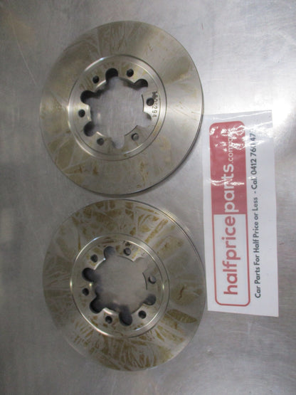 ACDelco Genuine Front Disc Vented Rotor Pair Ford Courier/Kia 2700/Mazda B-Series/BT-50 New Part