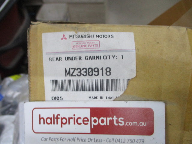 Mitsubishi QE Pajero Sport Genuine Rear Lower Bumper Garnish (Factory Silver) New Part