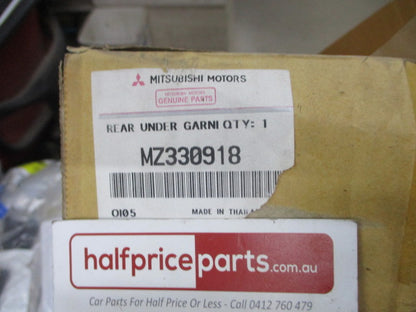 Mitsubishi QE Pajero Sport Genuine Rear Lower Bumper Garnish (Factory Silver) New Part