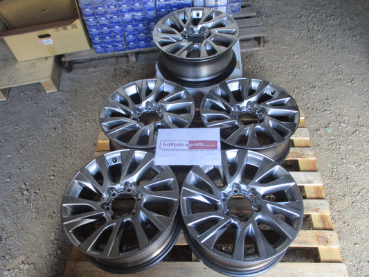 Toyota Fortuner/Hilux Genuine Set Of 5 Silver Alloy Wheels With Out Caps Used Part VGC