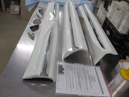 Mitsubishi Outlander ZM Genuine Under Side Garnish White (W37) Kit New Part .