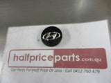 Hyundai Santa Fe Genuine Chrome And Black Alloy Wheel Center Cap New Part