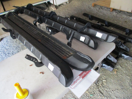 Toyota Hilux Dual Cab Genuine Black Side Step Pair W/ Brackets - New Part