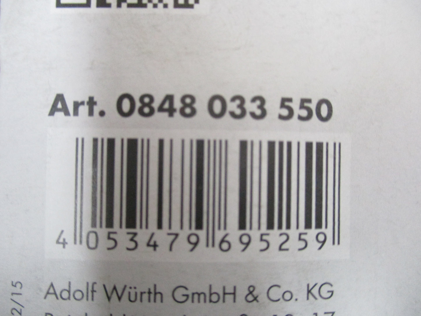 Wurth 550mm Wind Screen Wiper Blade New Part