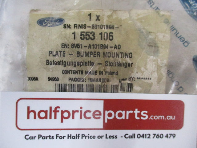 Ford Fiesta Genuine Right Hand Bumper Mounting Plate - New Part